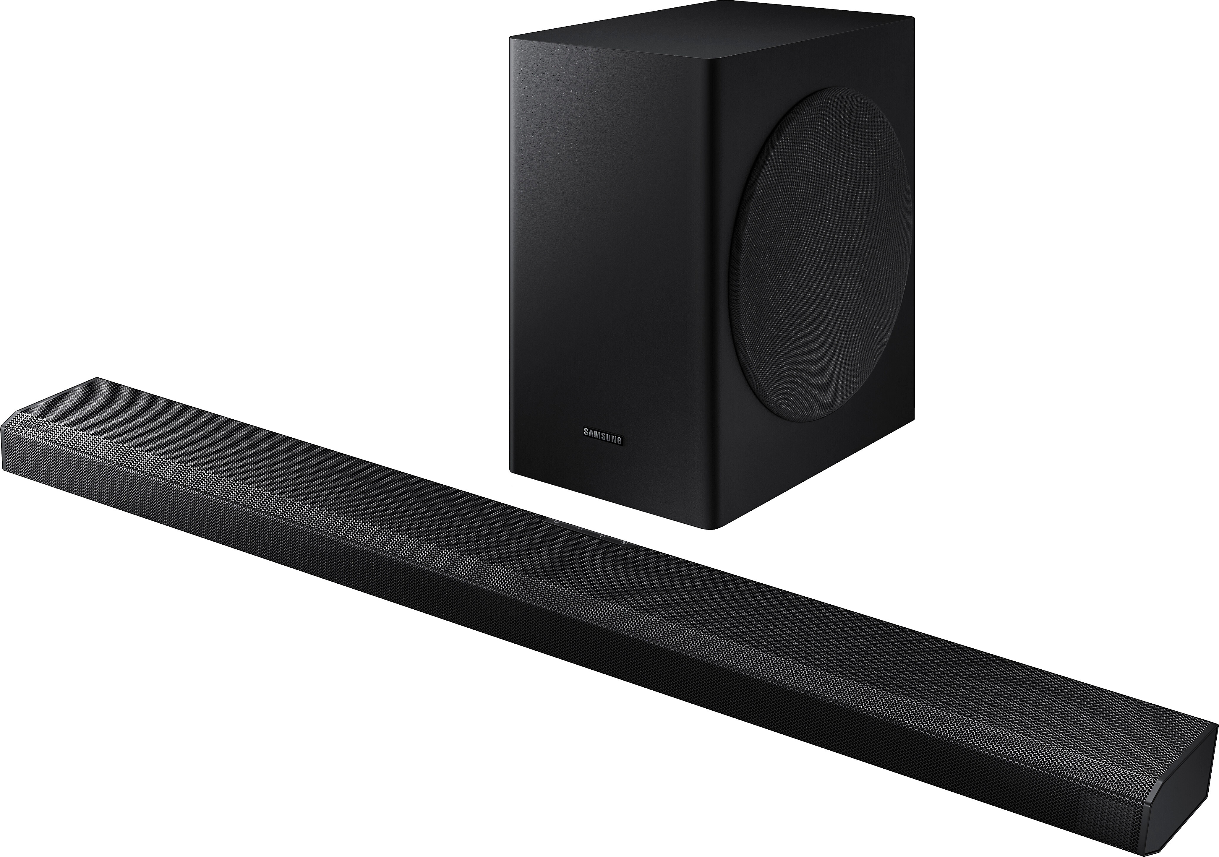 Kontrovers Forskelsbehandling Plante Customer Reviews: Samsung HW-Q70T Powered 3.1.2-channel sound bar and  wireless subwoofer system with Wi-Fi®, Bluetooth®, Dolby Atmos®, and DTS:X  at Crutchfield