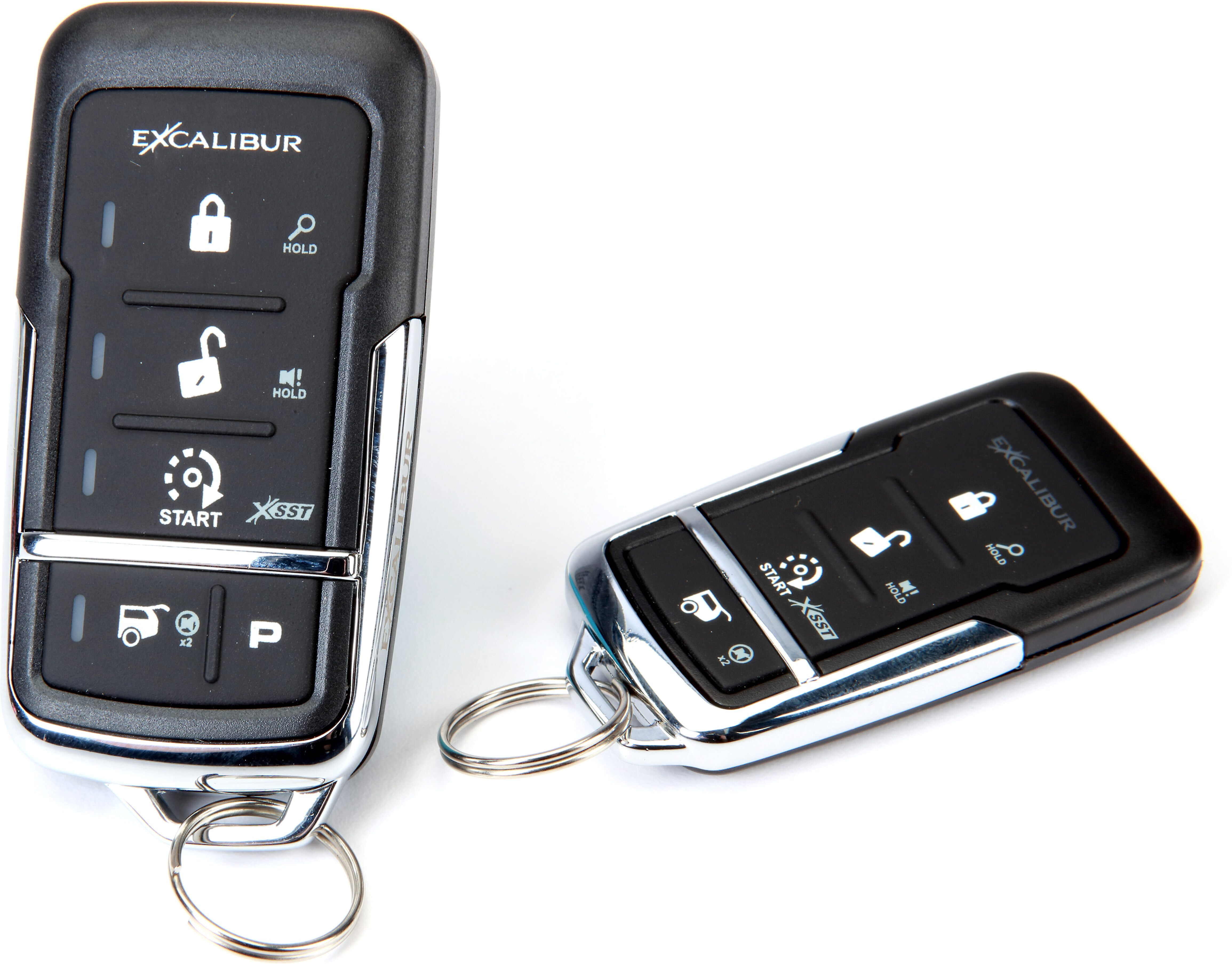 Excalibur Rs 475 3d 4 Button 2 Way Remote Start And Keyless Entry System Up To 3000 Foot Range At Crutchfield