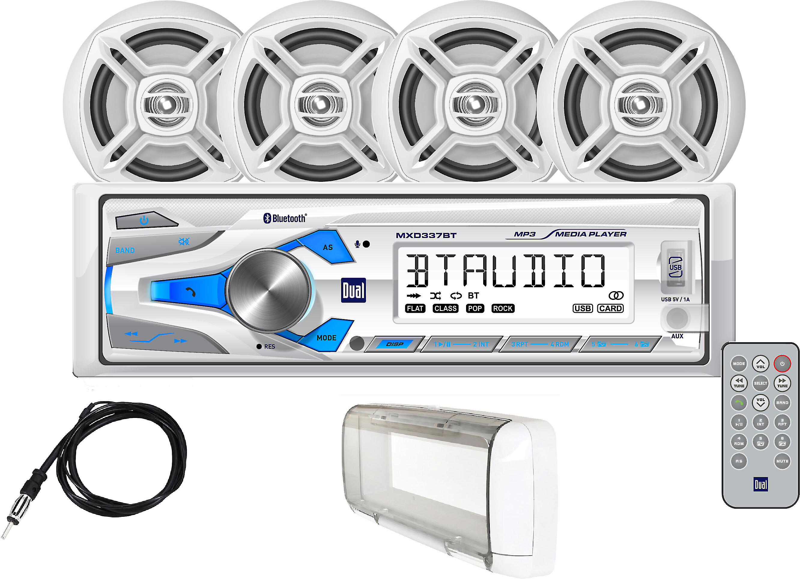 Customer Reviews Dual MCP1374BTS Marine audio package Includes