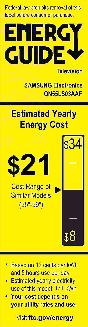 Samsung QN55LS03A "The Frame" 55" Smart QLED UHD TV with HDR and art