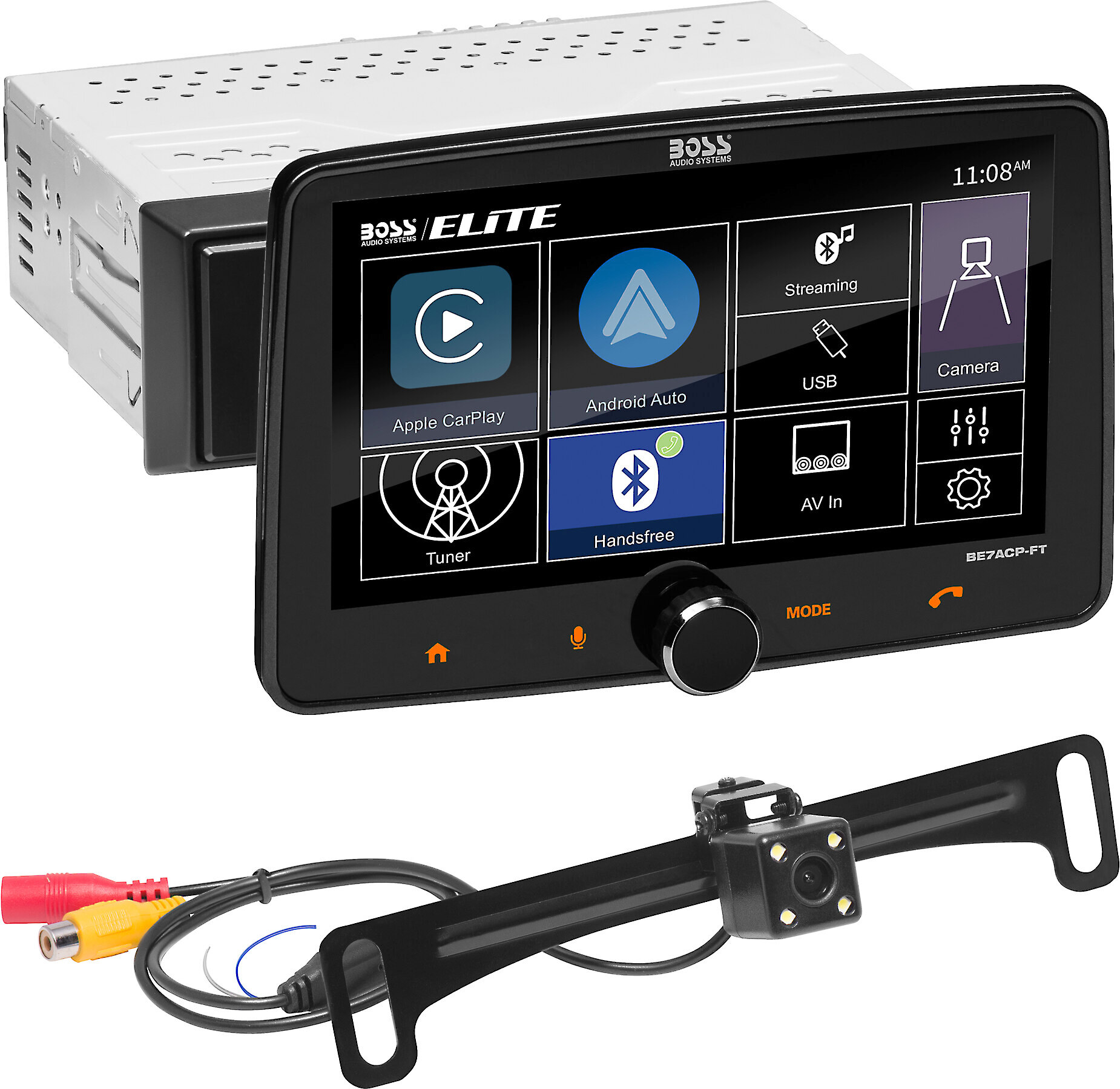 Customer Reviews: Boss BE7ACP-CFT Package Includes BE7ACP-FT digital  multimedia receiver and backup camera (does not play discs) at Crutchfield