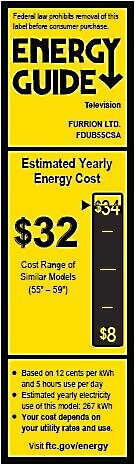 EnergyGuide label