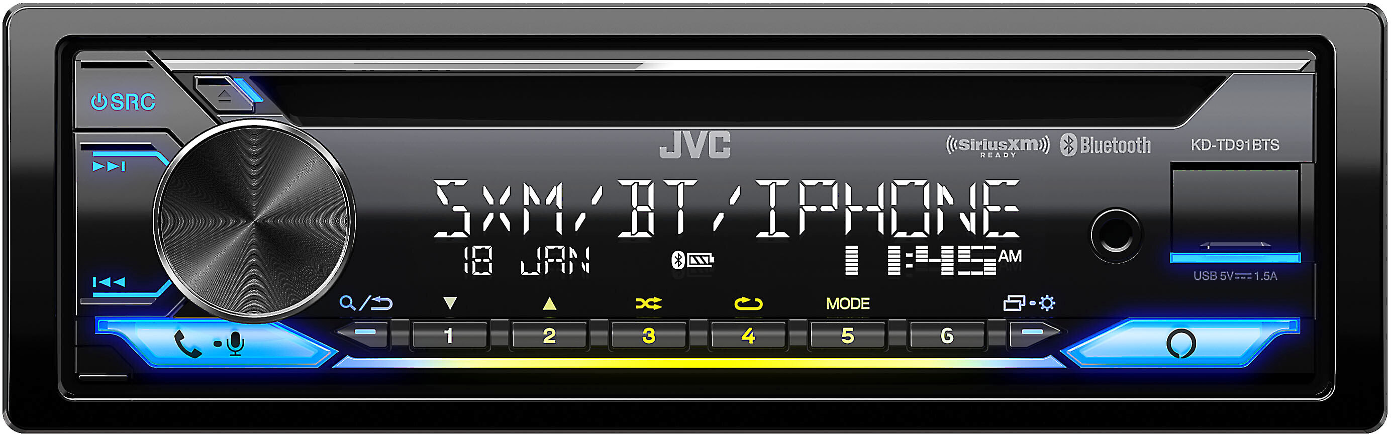 Customer Reviews: JVC KD-TD91BTS CD receiver at Crutchfield