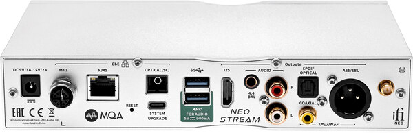 iFi NEO Stream; rear