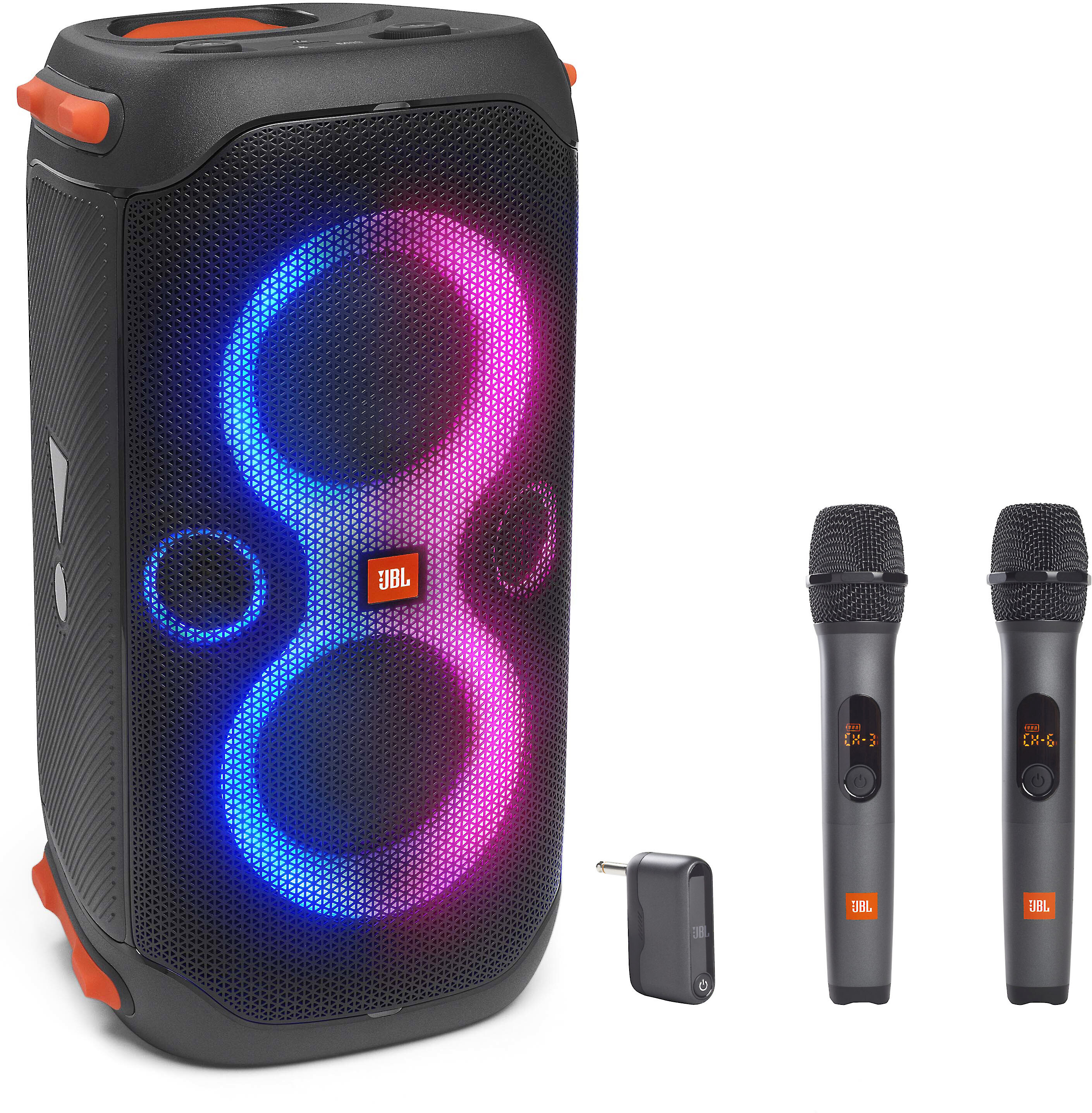 Customer Reviews: JBL PartyBox 110 with 2 JBL Wireless Mics