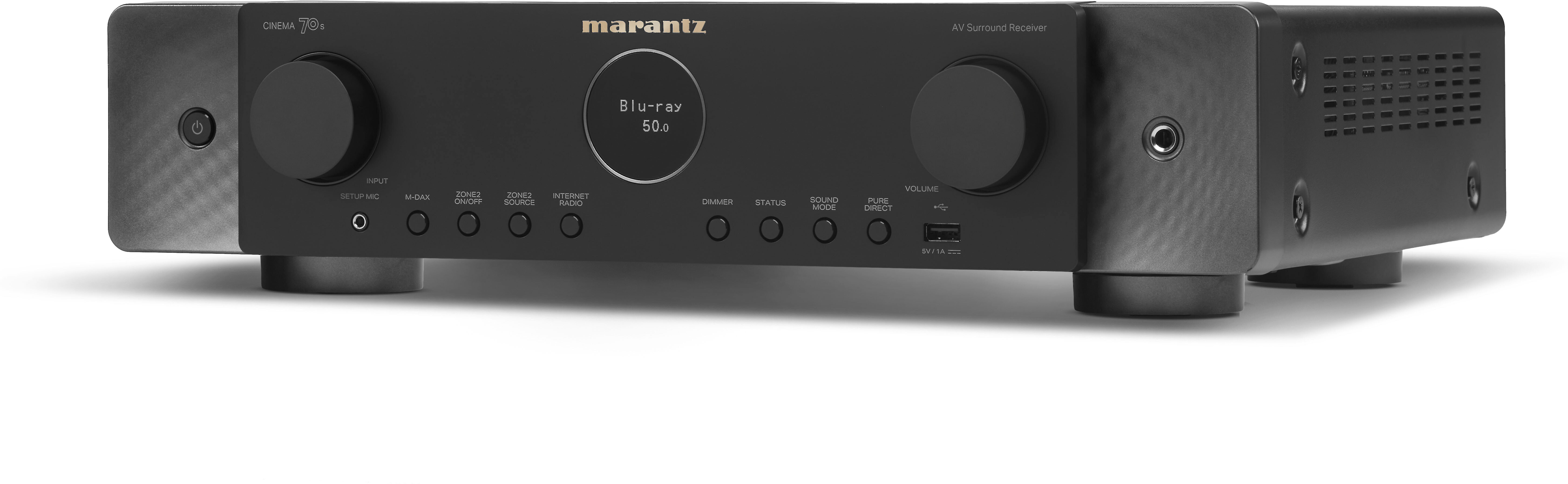 Customer Reviews: Marantz Cinema 70s 7.2-channel slimline home theater  receiver with Dolby Atmos®, Bluetooth®, Apple® AirPlay® 2, and Amazon Alexa  compatibility at Crutchfield