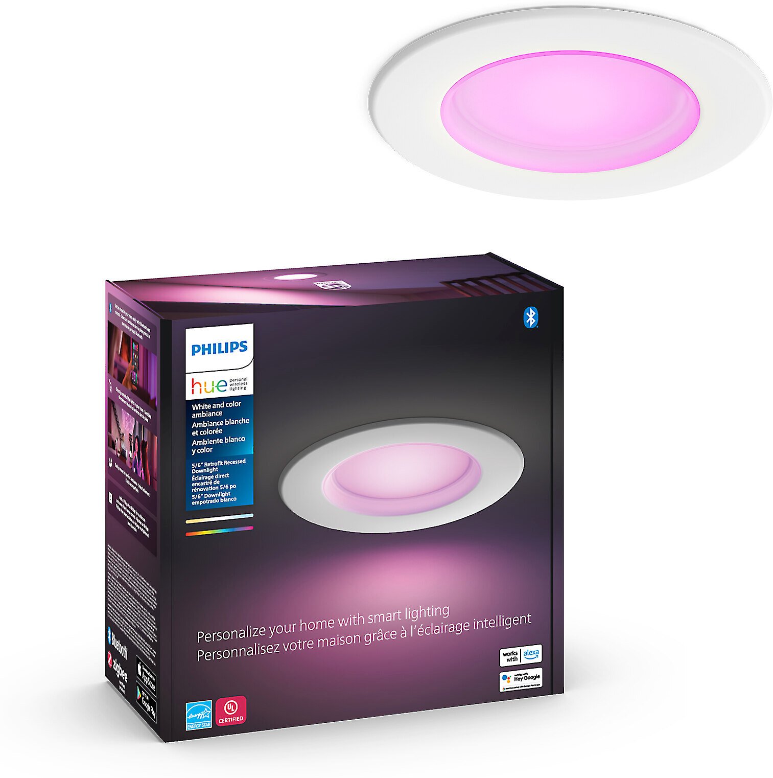 Philips Hue White and Color Ambiance Downlight (1100 lumens)