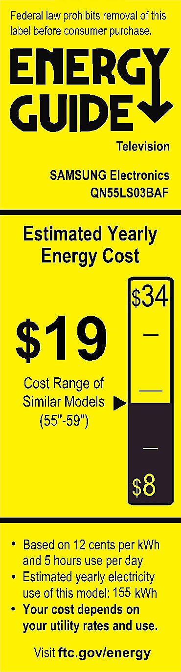EnergyGuide label