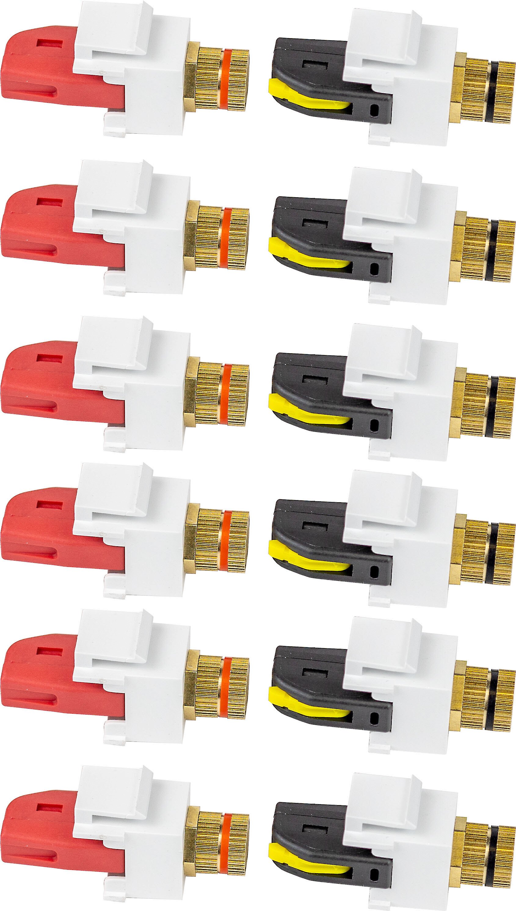 Customer Reviews Speaker Snap Keystone Binding Posts (White/6 pairs