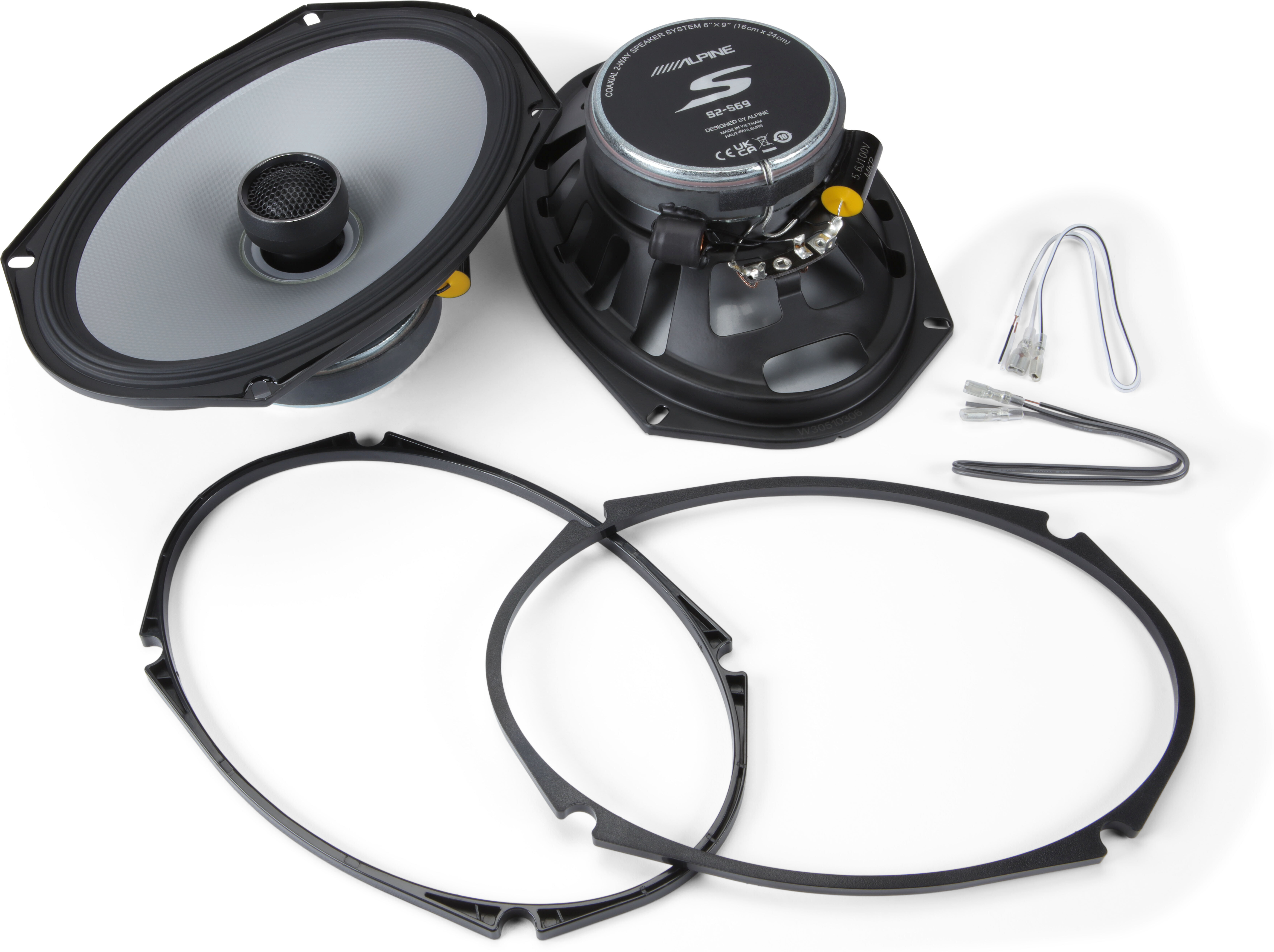 Amazon.com: Alpine R-S69C.2, R Series 6x9 2 Way Component