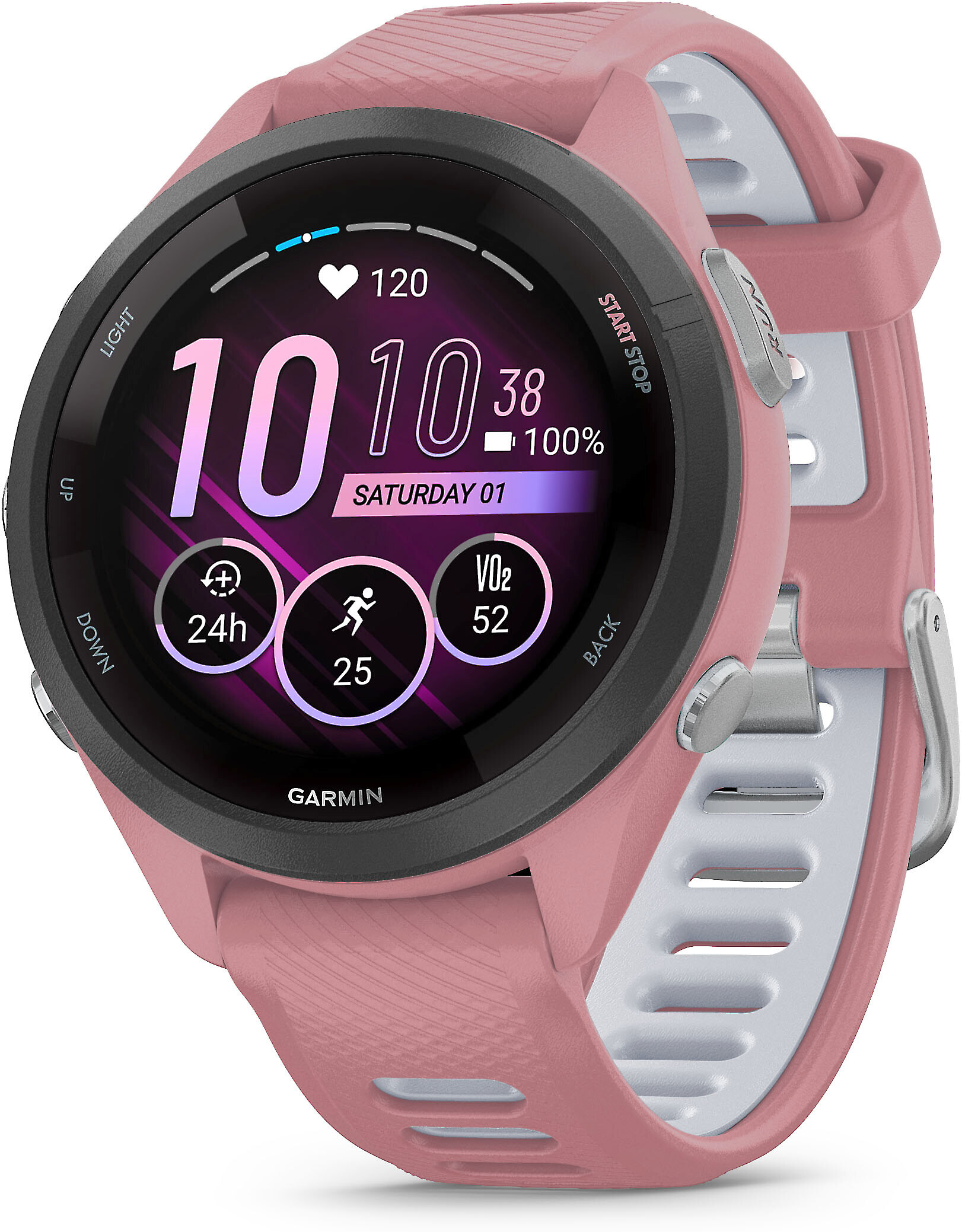 Customer Reviews: Garmin Forerunner 265S (Black bezel with Light Pink ...