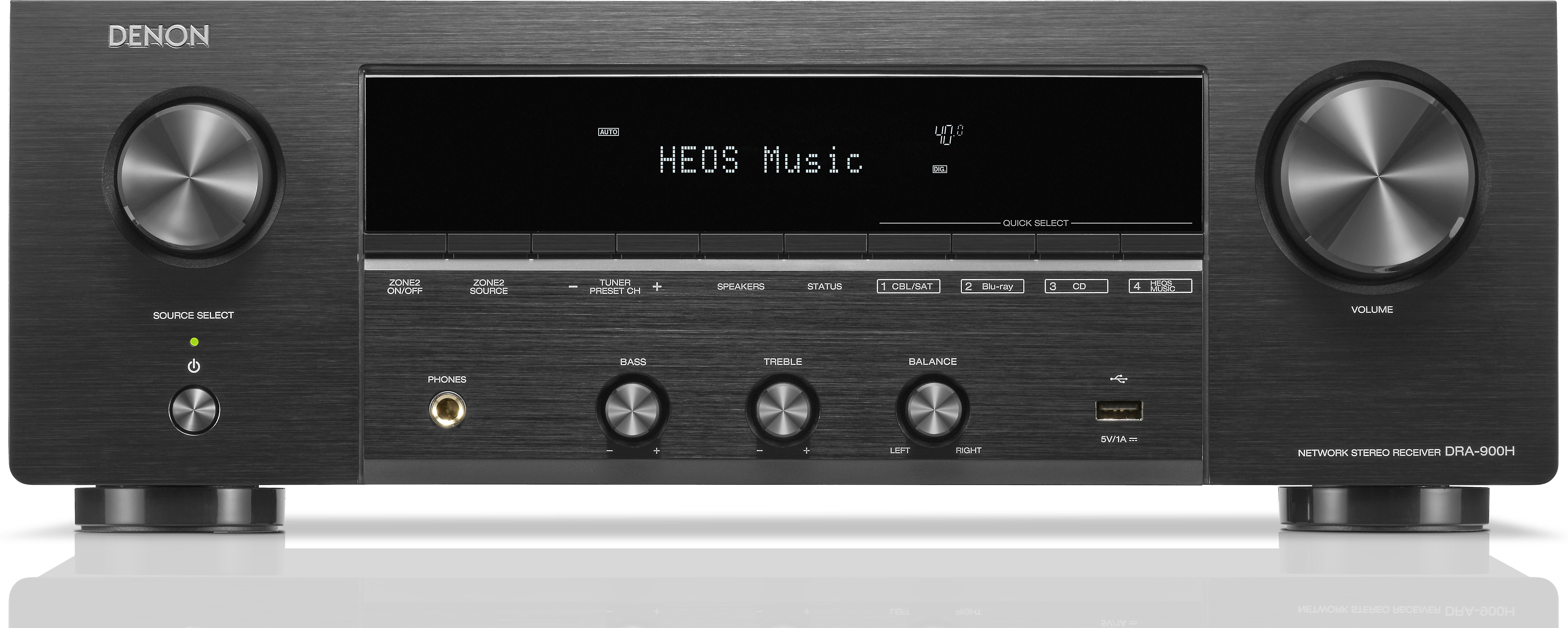 Product Videos: Built-in Crutchfield Apple receiver HEOS Stereo Bluetooth®, with 2, at built-in HDMI, Denon DRA-900H AirPlay® Wi-Fi®, and