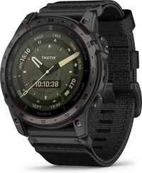 Garmin Tactix 7 - AMOLED Edition, Black Titanium With Black Nylon and Silicone Bands