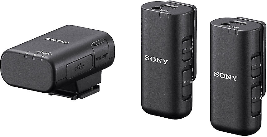 Micro Sans-fil SONY ECM-W3 - Système 2 Canaux, émetteurs Et Récepteur, Pour Interviews Et Vidéos