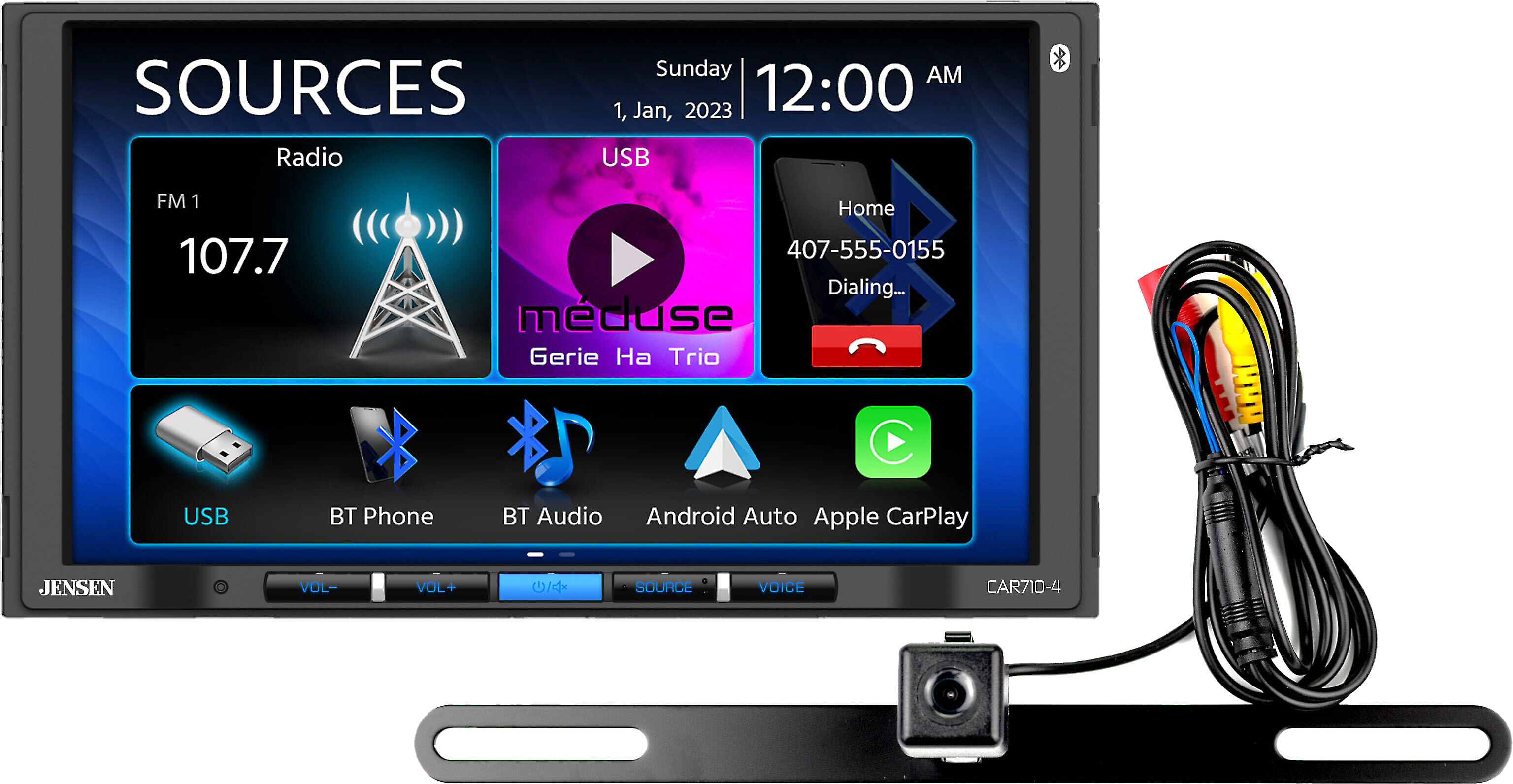 Customer Reviews Jensen CAR7104BC Digital multimedia receiver with