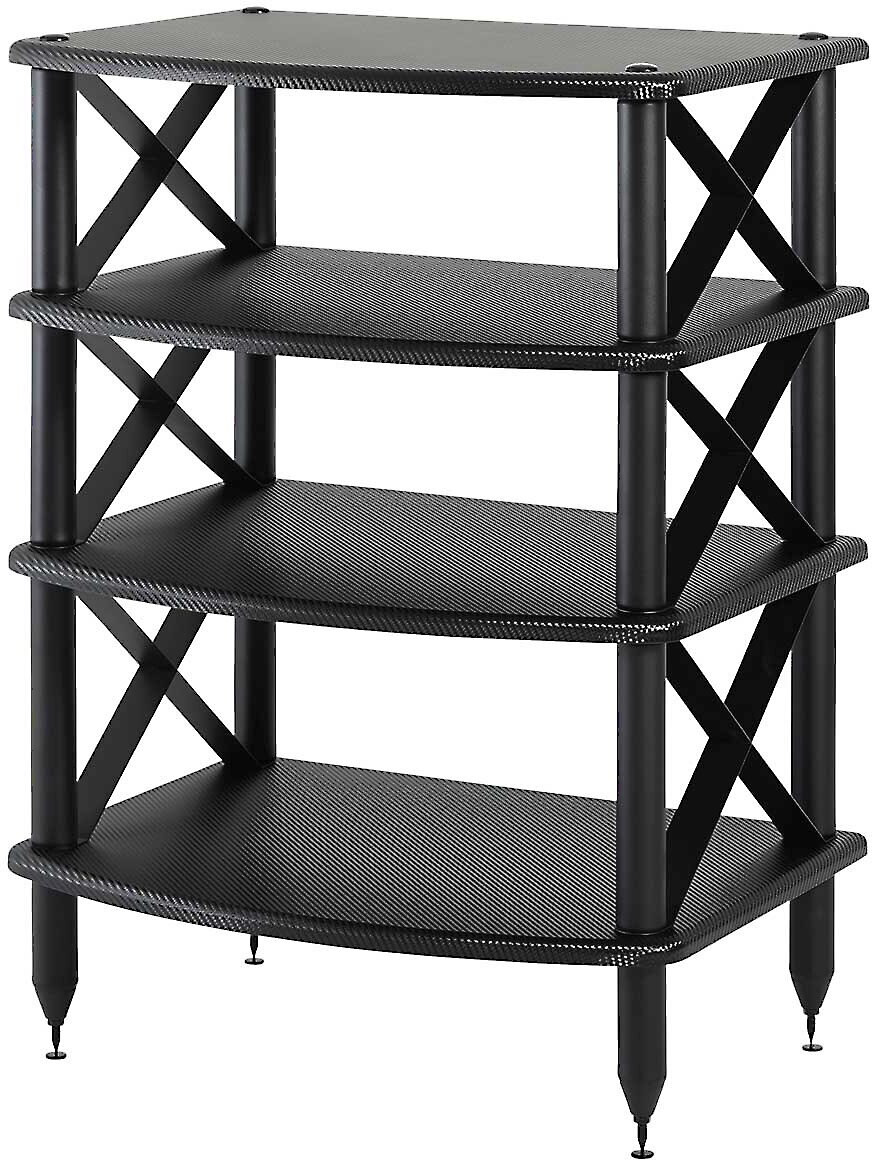 Plastic Audio Rack Customer Reviews: Pangea Audio Vulcan X-Brace Audio Rack (Carbon Fiber ...