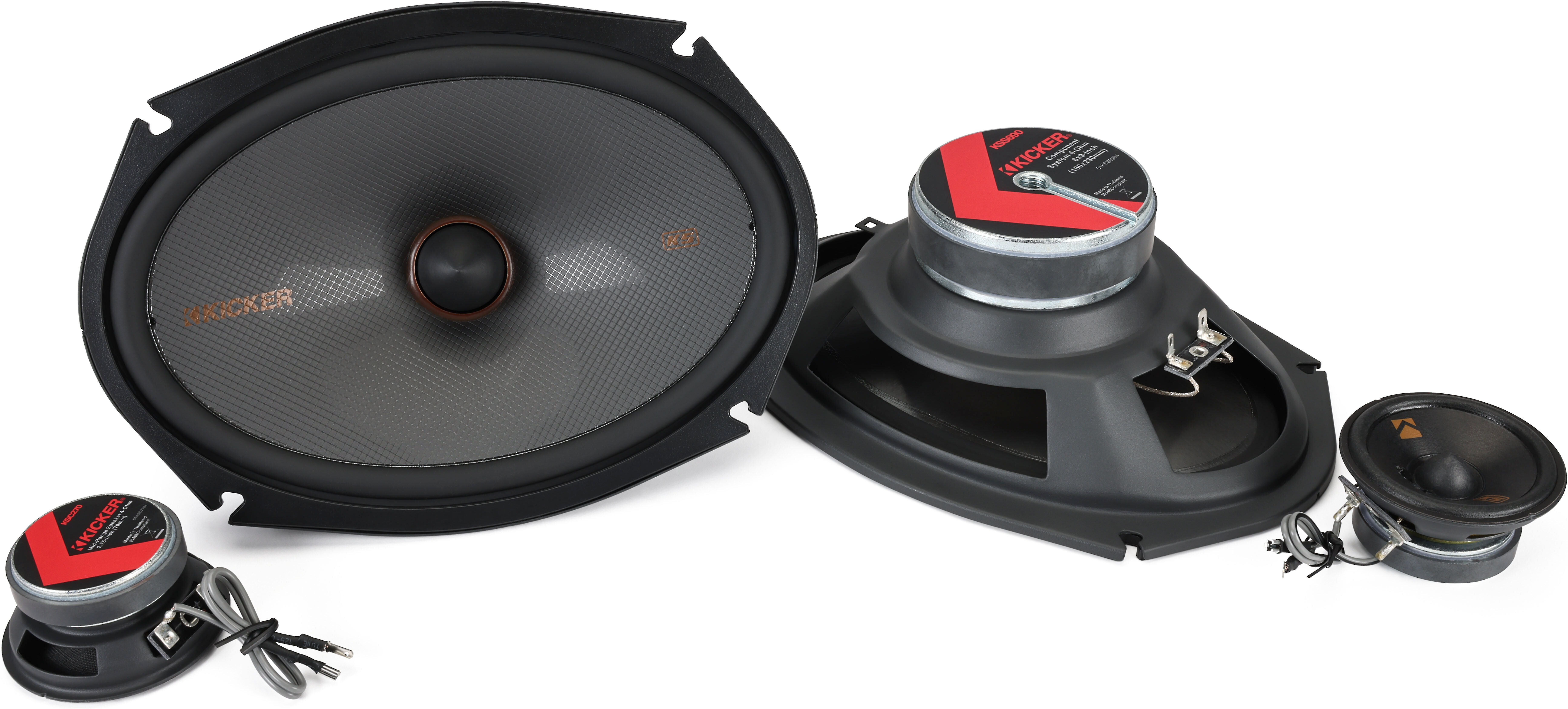 Customer Reviews Kicker KSS269 KS Series 6"x9" 2way component speaker