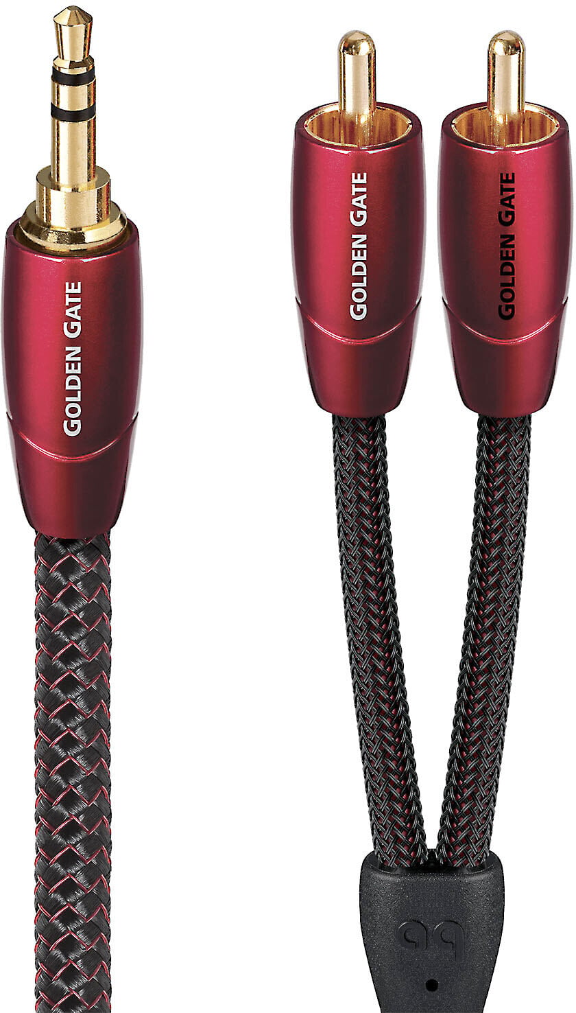Cavo Stereo Audioquest Golden Gate RCA – 0,6m – Conduttori In Rame PSC E Isolamento In PE - 6