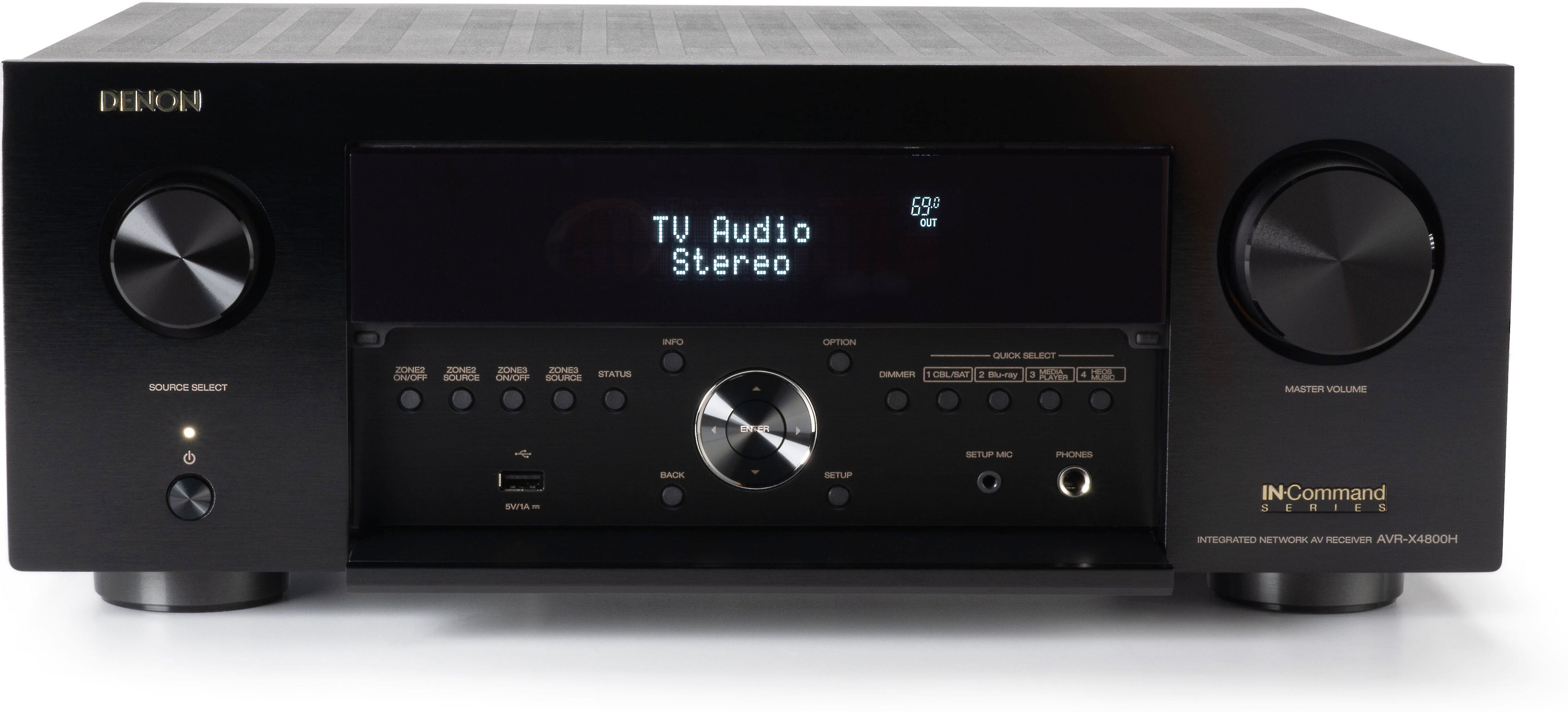 DENON  My Classic home music  1から65 Denon AVR-S670H 5.2-channel home theater receiver with Wi-Fi
